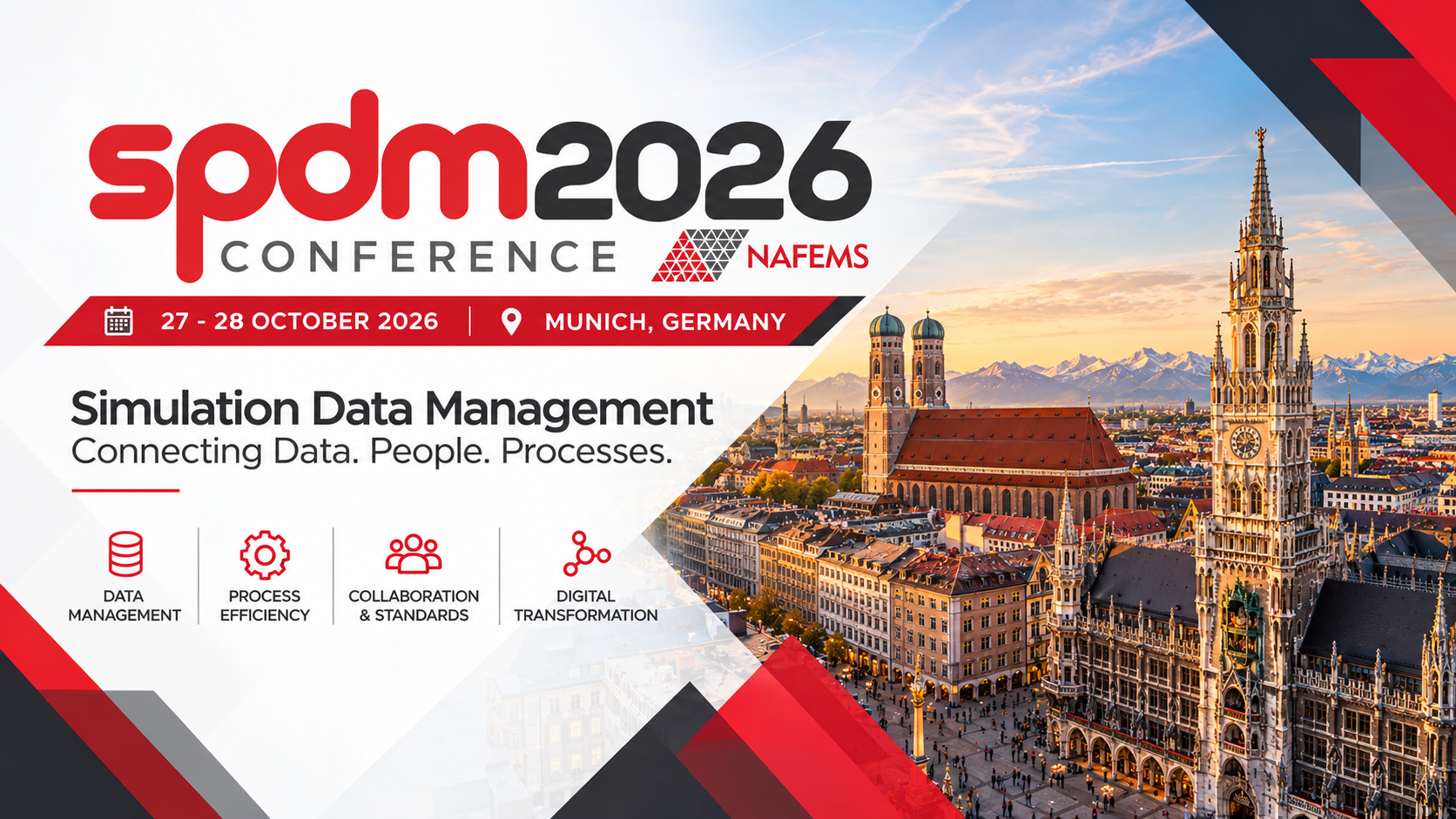 NAFEMS SPDM Conference 2026 — Munich, Germany · 27–28 October